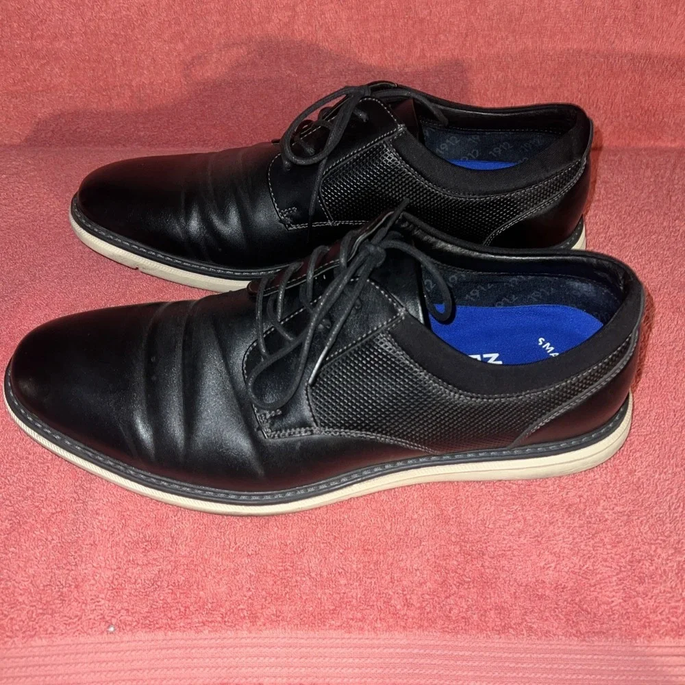 Mens Casual Oxford Nun Bush Chase Plain Toe Size 12M
